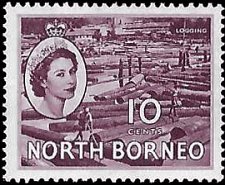 NORTH BORNEO   #267 MH (1)