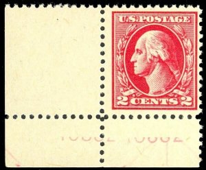 526, Mint NH - Corner margin copy with GHOST PL#'s - Unusual! Cat $57.50+++