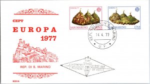 San Marino, Worldwide First Day Cover, Europa