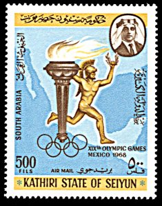 Kathiri State Michel 163 A, MNH, Mexico Summer Olympics