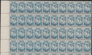 733 MNH pane Byrd Antarctic issue, gummed (see picture & description)