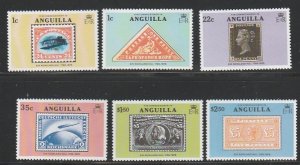 ANGUILLA #349-54 MINT NEVER HINGED COMPLETE