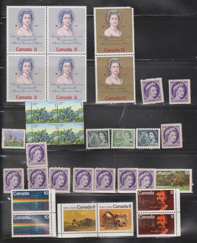 CANADA - Lot Of Mint Never Hinged Stamps - Good Value