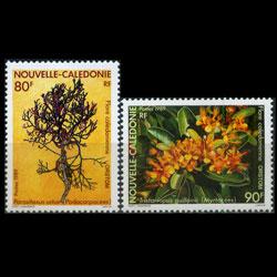 NEW CALEDONIA 1989 - Scott# 608-9 Local Flora Set of 2 NH