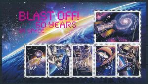 [74160] Australia 2007 Space Travel Weltraum Souvenir Sheet MNH