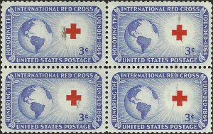 # 1016 USED BLOCK RED CROSS