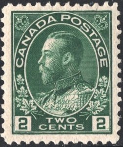 Canada SC#107 2¢ King George V (1922) MHR