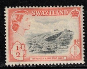 SWAZILAND  Scott # 55 MH - QEII & Havelock Asbestos Mine