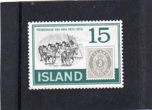 Iceland 1973 Stamp cent MNH