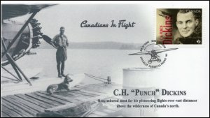 CA19-033, 2019, Canadians in Flight, Pictorial Postmark, First Day Cover, C.H. P