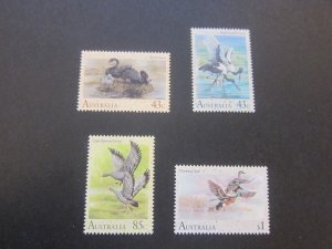 Australia 1991 Sc 1203-06 bird set MNH