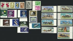 HUNGARY Imperforated Sets Postage Stamp Collection Europe Mint LH OG