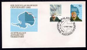 Australian Antarctic Territory L53-L54 Mawson U/A FDC