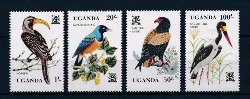 [60043] Uganda 1982 Birds Vögel Oiseaux Ucelli  MLH