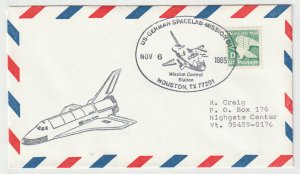 USA Air-Mail Cover # 2111 - Space Shuttle - US - German Spacelab Mission