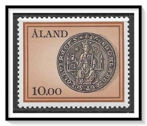 Aland #20 Seal Of St Olaf MNH