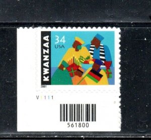 3548 * KWANZAA *  U.S. Postage Stamp MNH V1111  (102)