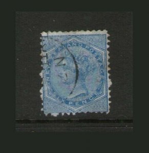 New Zealand 1874 Sc 55 FU