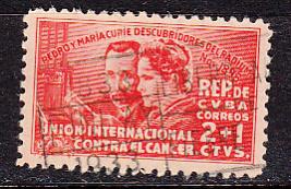 Cuba SC# B1  1938 Curie semi-postal used