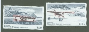 Greenland #591-592 Mint (NH) Single (Complete Set)