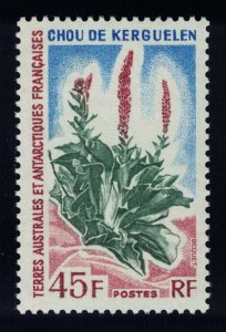 FSAT TAAF Kerguelen cabbage Antarctic Flora 45f 1972 MNH SC#54 SG#32 MI#81