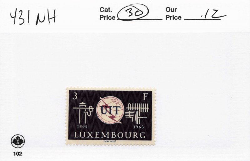 LUXEMBOURG  431   MNH