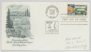 US 1150 1960 Water Conservation, pencil address