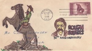 973 3c ROUGH RIDERS - Unknown Hand Painted