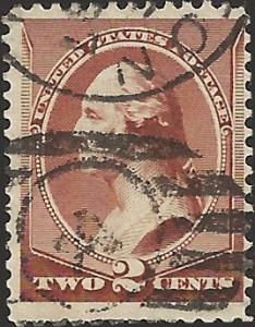# 210 RED BROWN USED GEORGE WASHINGTON