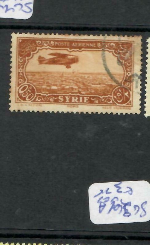 SYRIA   (PP0106B)  0.50 A/M  AIRPLANE  SG 261A    VFU