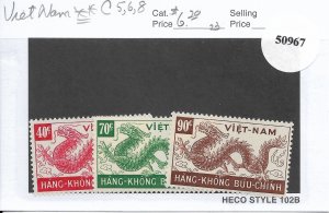 Vietnam: Sc #C5, C6, C8, MNH (50967)