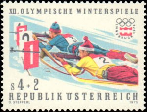 Austria #B335-338, Complete Set(4), 1975, Olympics, Sports, Never Hinged