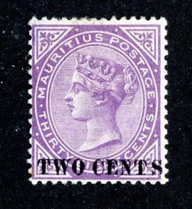 7820 BCX  1891 Mauritius Scott# 86 MLH*  ( Offers welcome )