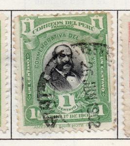 Peru 1895-1902 Early Issue Fine Used 1c. 182273