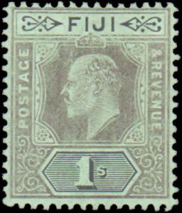 Fiji #76, Incomplete Set, 1911, Hinged