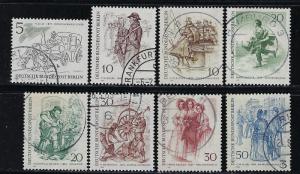 Germany Berlin Scott # 9N267 - 9N274, used