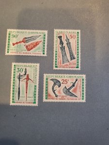 Stamps Gabon Scott #C96-9 nh