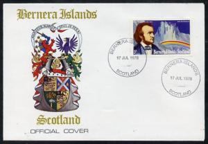 Bernera 1978 Richard Wagner perf 5p on Official unaddress...