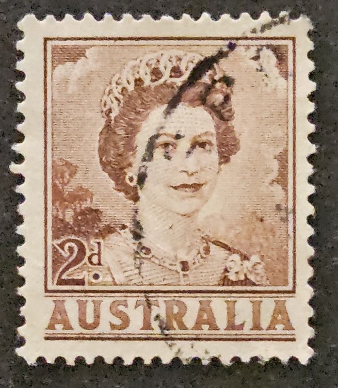 Australia 1959 SG309 used 2d. definitive issue