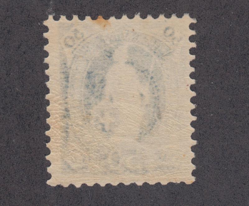 Switzerland Sc 86 MLH. 1882 50c blue Helvetia, perf 11½x11¾.