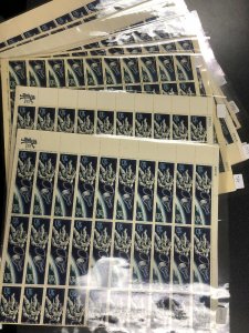 1331 .05 Space Twins. 10 Full Sheets Very Fine Mint Never Hinged