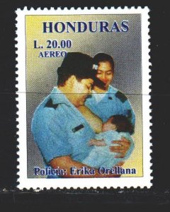 Honduras. 1999. 1459 from the series. Police officer breastfeeding a baby. MNH. 