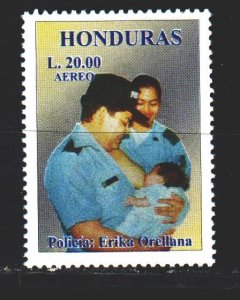 Honduras. 1999. 1459 from the series. Police officer breastfeeding a baby. MNH.