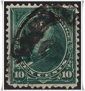 SC#258 10¢ Webster (1894) Used*