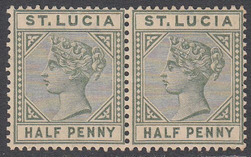 St. Lucia 27 MNH Pair CV $8.00