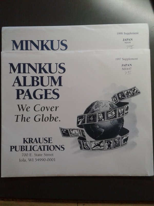 Minkus Japan supplements for 1997 and 1998