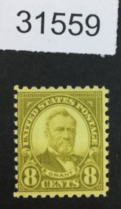 US STAMPS  #589 MINT OG NH LOT #31559