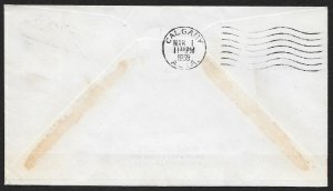CANADA First Flight Cover c1939 Vancouver to Calgary