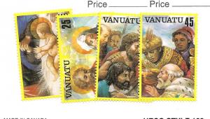 1982 CHRISTMAS VANUATU  MNH SET