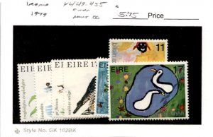 Ireland, Postage Stamp, #449-455 Mint Hinged, 1979 Birds (AE)